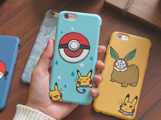 customizing phone cases for Pokémon fans