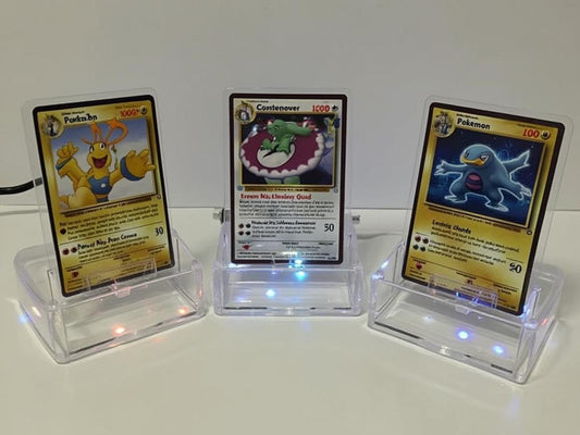 Pokémon Card LED Display Stands for Collection