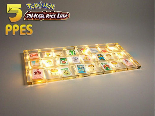 Fandom Merchandise: LED Card Brick Lamps, Pokémon