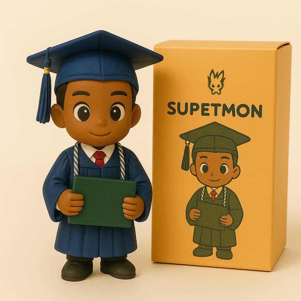 Custom 3D Printed Resin Figure from Photo | Funko-Style Gift