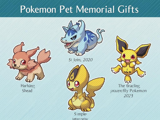 Pokémon Pet Memorial Gifts