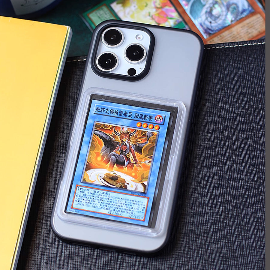 Biozzing Custom Card-Display Phone Case – Compatible with Pokémon Trading Cards