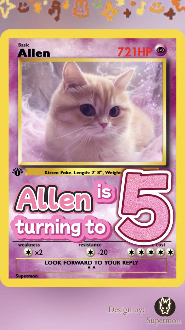 Custom-Supetmon-Card-Birthday-Video-Invitation-Allen-Kitty-Cover2