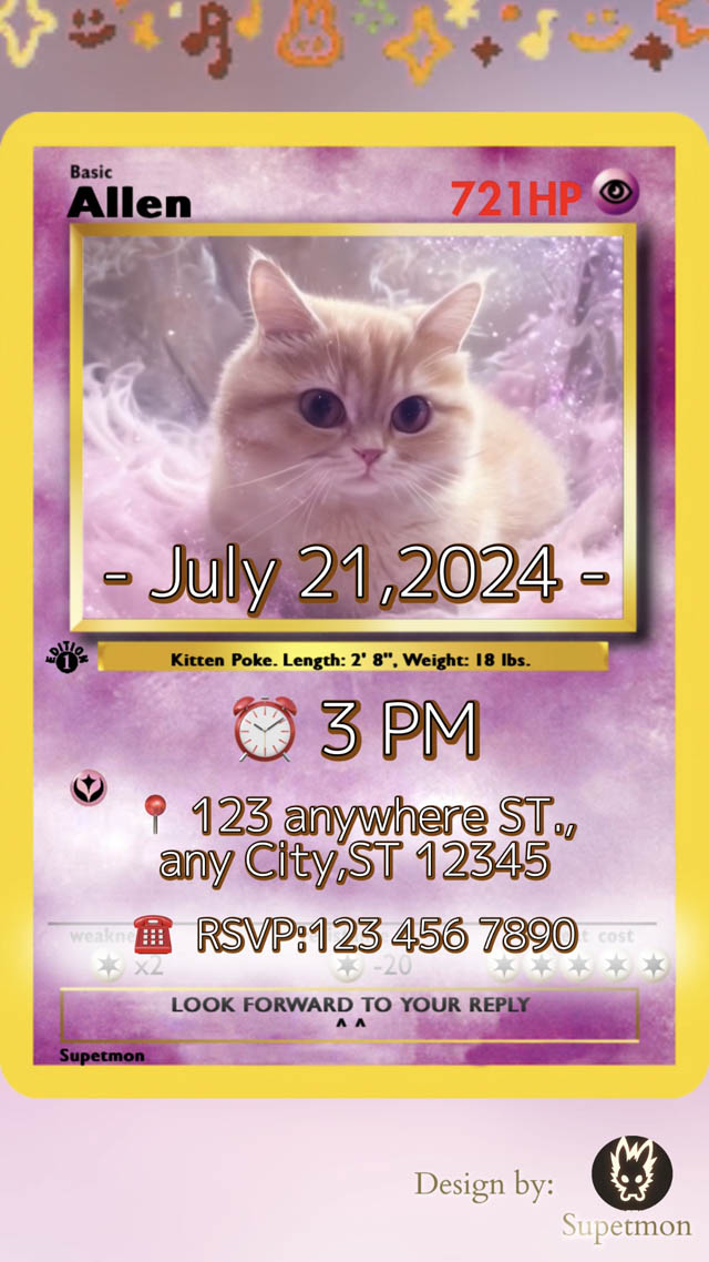 Custom-Supetmon-Card-Birthday-Video-Invitation-Allen-Kitty-Cover3