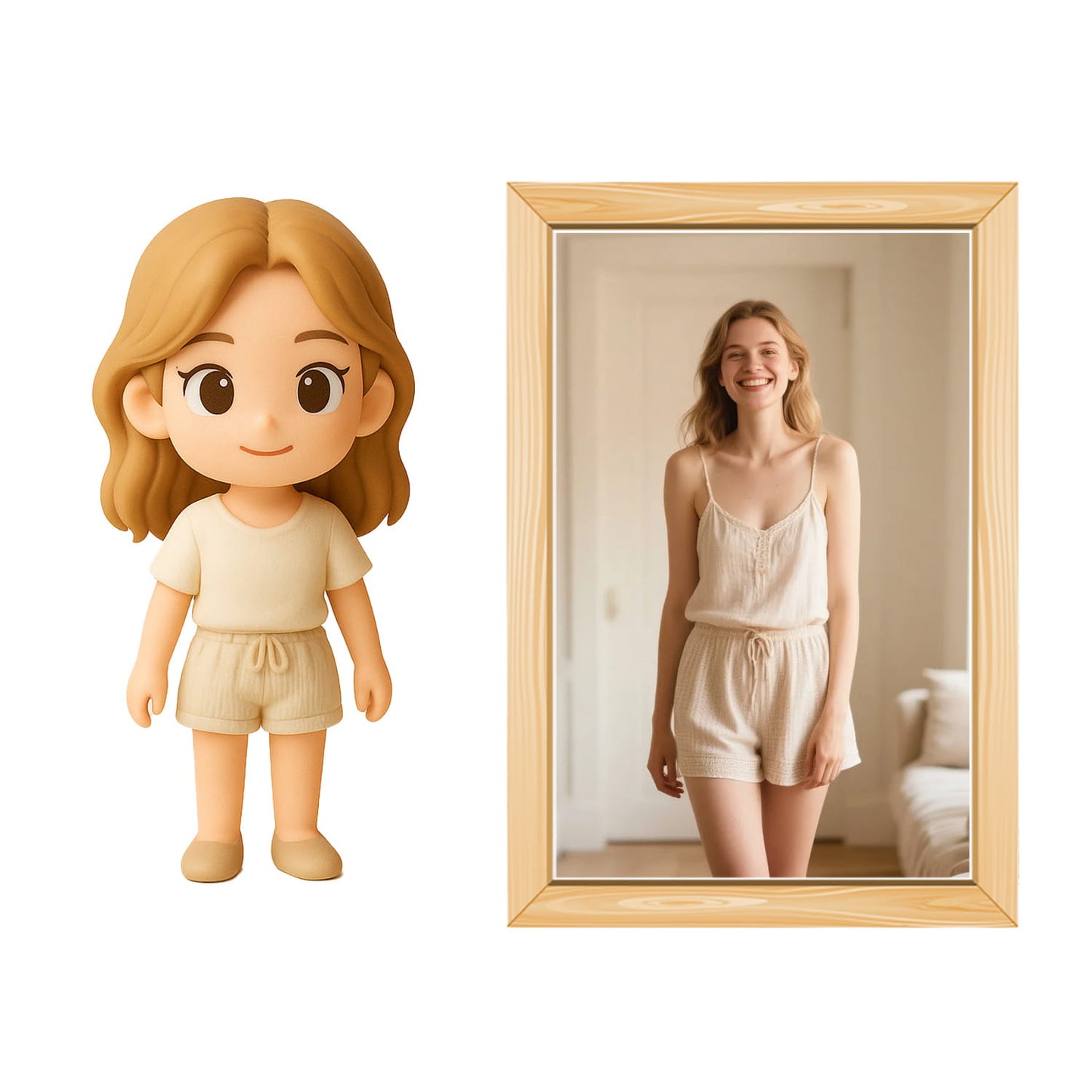 Custom 3D Printed Resin Figure from Photo | Funko-Style Gift