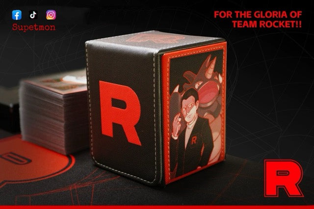Card Deck Box for PTCG Cards [Team Rocket]