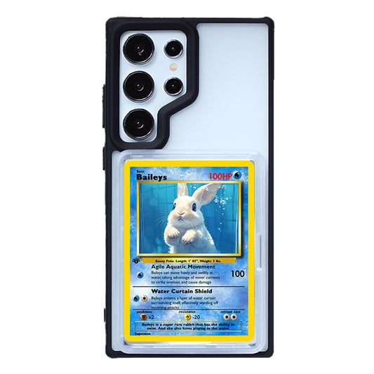 【For SAMSUNG type】Card Display Phone Case – Compatible with Pokémon Trading Cards