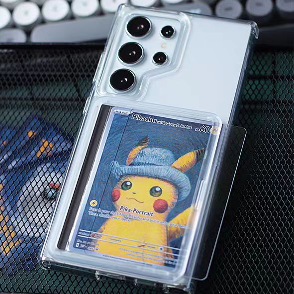 【For SAMSUNG type】Card Display Phone Case – Compatible with Pokémon Trading Cards