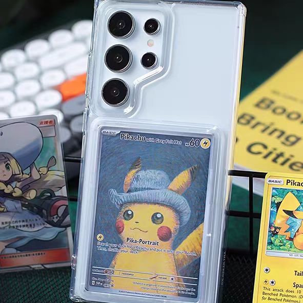 【For SAMSUNG type】Card Display Phone Case – Compatible with Pokémon Trading Cards