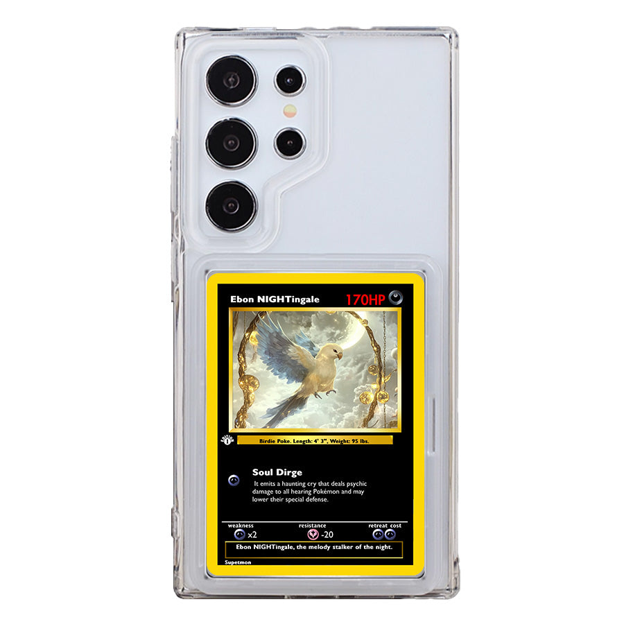 【For SAMSUNG type】Card Display Phone Case – Compatible with Pokémon Trading Cards